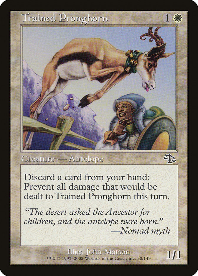 Trained Pronghorn JUD-30 Judgment Magic card