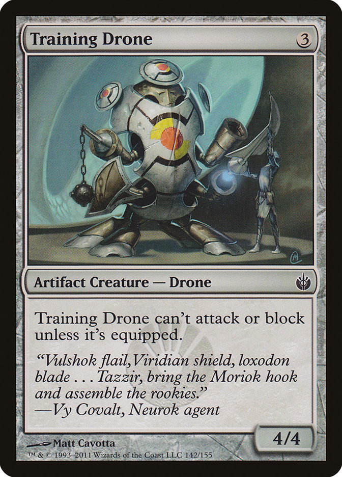 Training Drone MBS-142 Mirrodin Besieged Magic card
