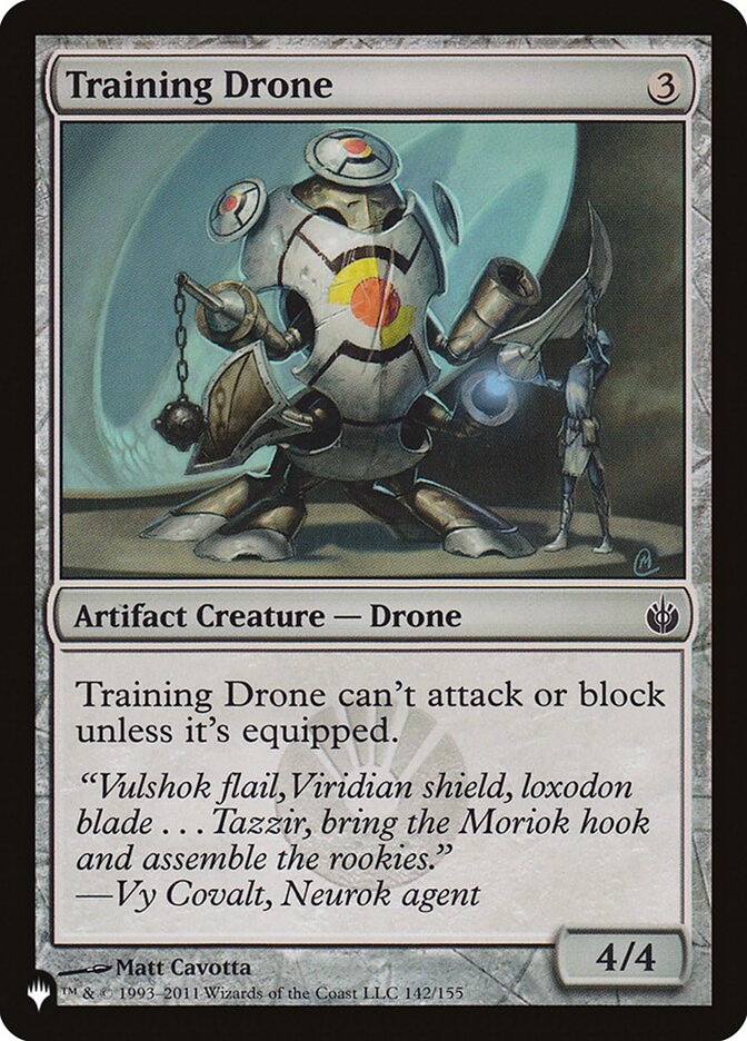 Training Drone PLST-MBS-142 The List Magic card