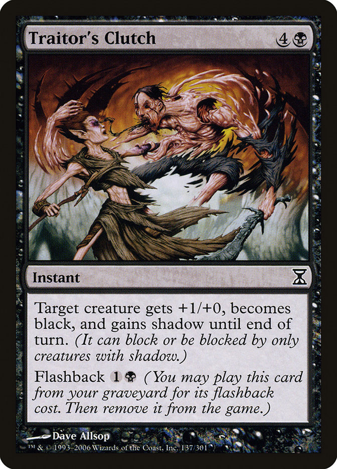 Traitor's Clutch TSP-137 Time Spiral Magic card