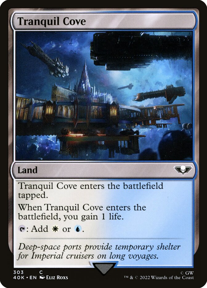 Tranquil Cove 40K-303 Warhammer 40,000 Commander Magic card
