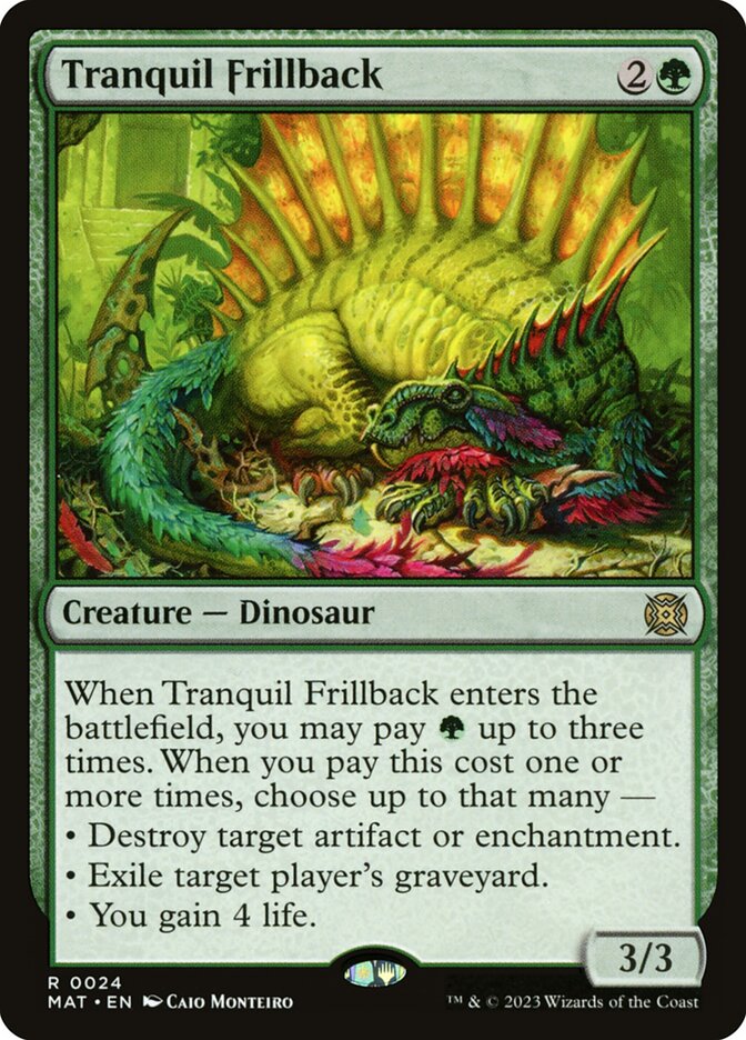 Tranquil Frillback MAT-24 March of the Machine: The Aftermath Magic card