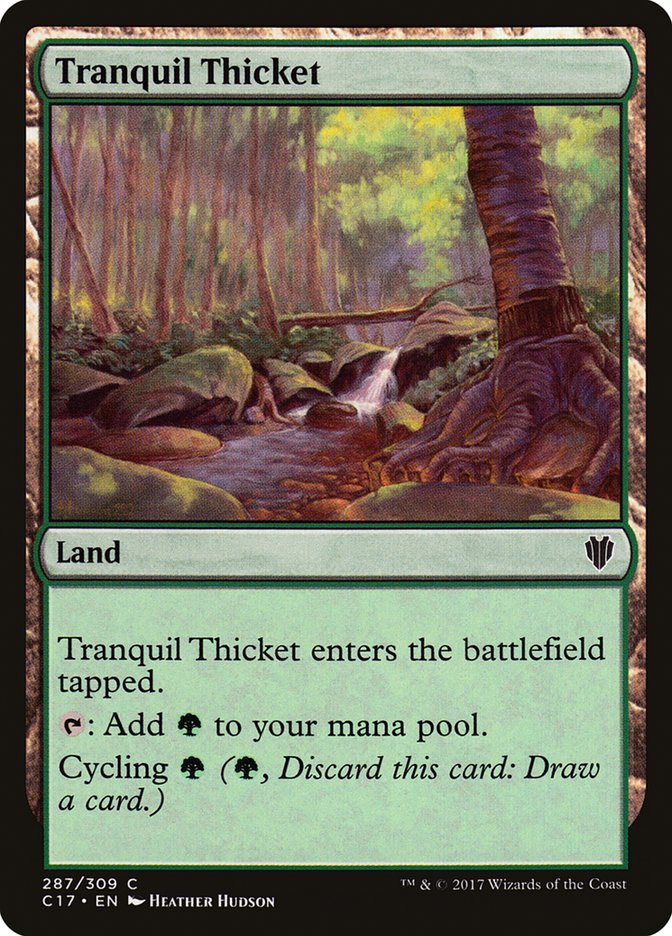 Tranquil Thicket C17-287 Commander 2017 Magic card