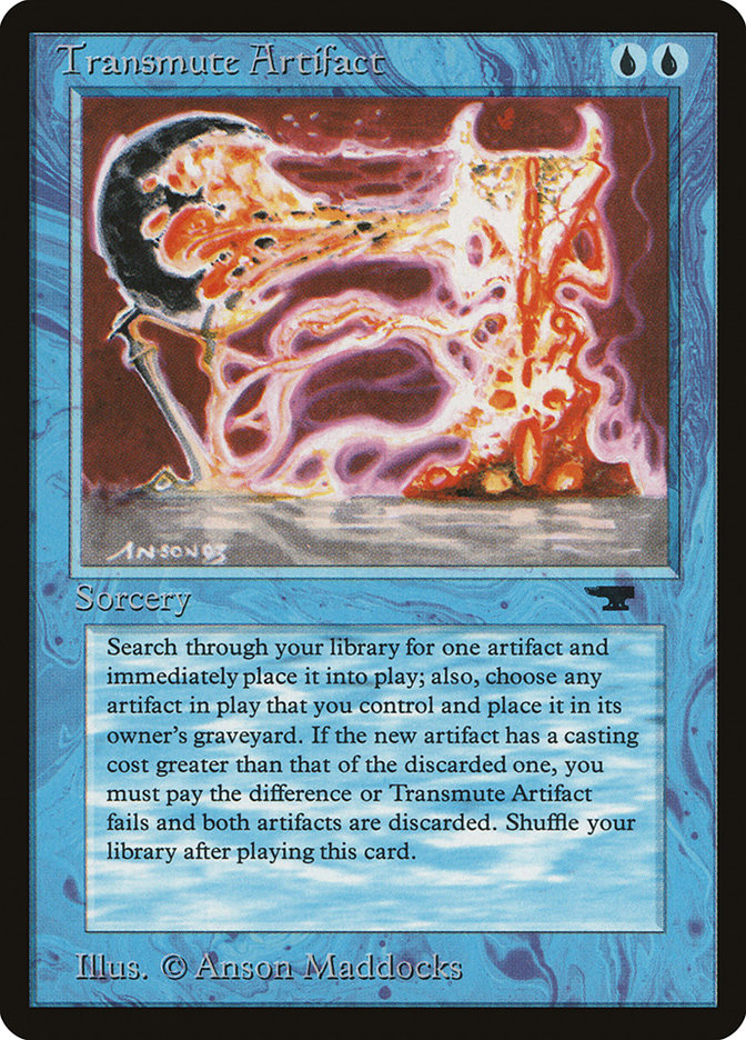 Transmute Artifact ATQ-14 Antiquities Magic card