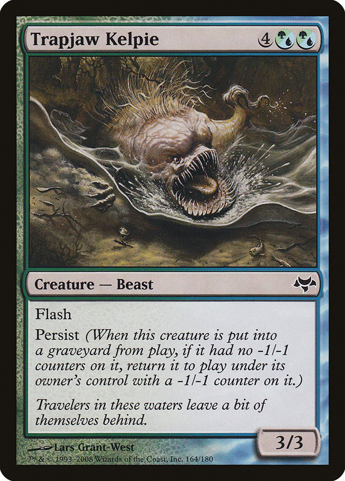Trapjaw Kelpie EVE-164 Eventide Magic card