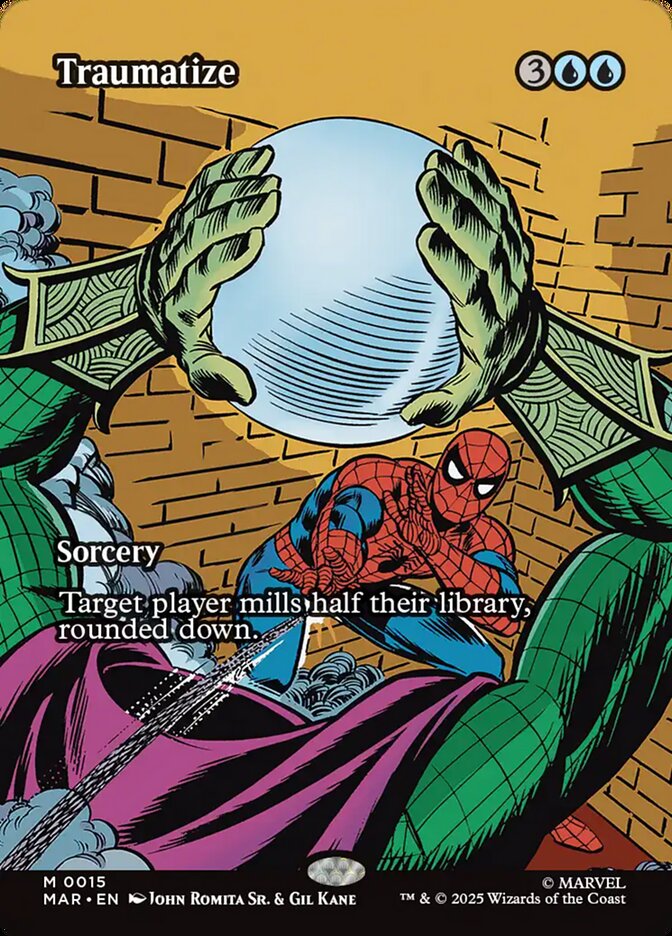 Traumatize MAR-15 Marvel Universe Magic card