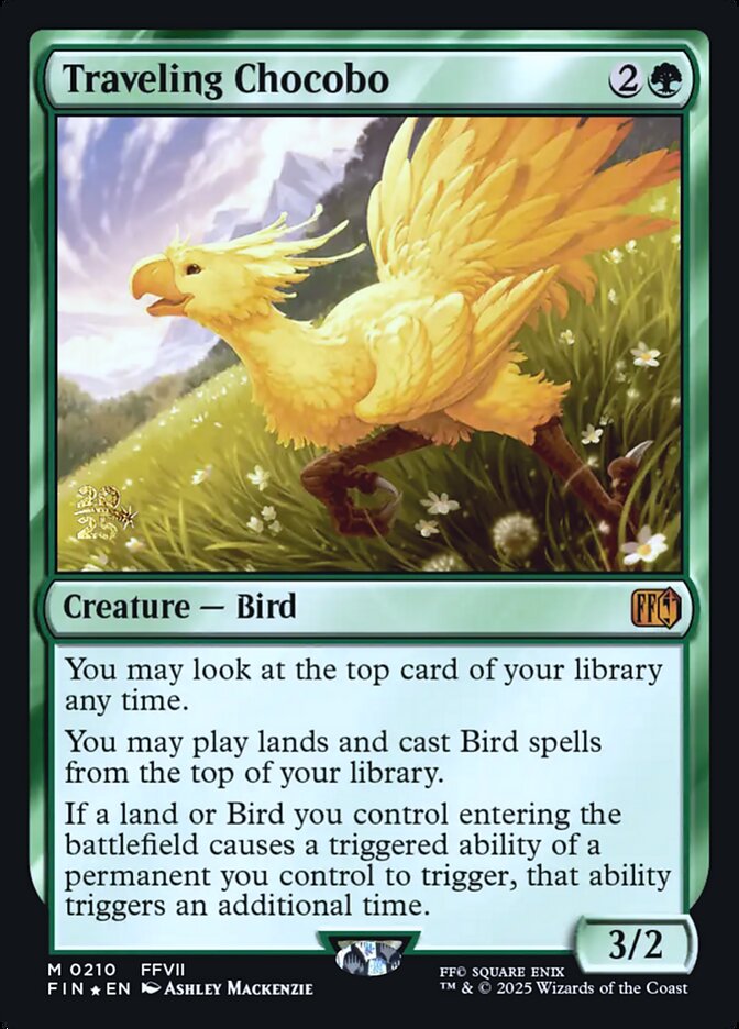 Traveling Chocobo PFIN-210S Final Fantasy Promos Magic card