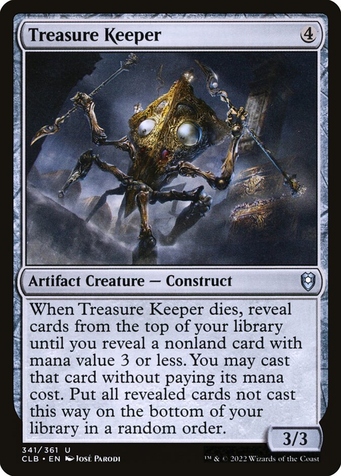 Treasure Keeper CLB-341 Commander Legends: Battle for Baldur's Gate Magic card