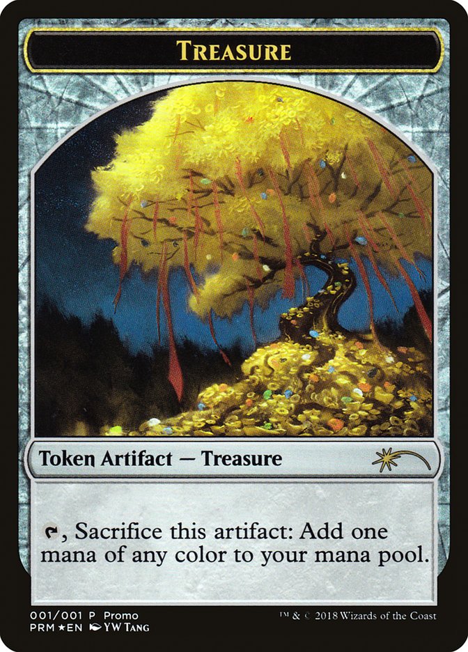 Treasure PLNY-1 Lunar New Year 2018 Magic card