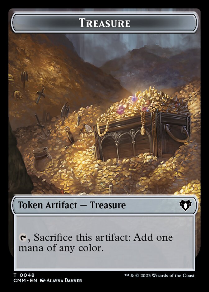 Treasure TCMM-48 Commander Masters Tokens Magic card