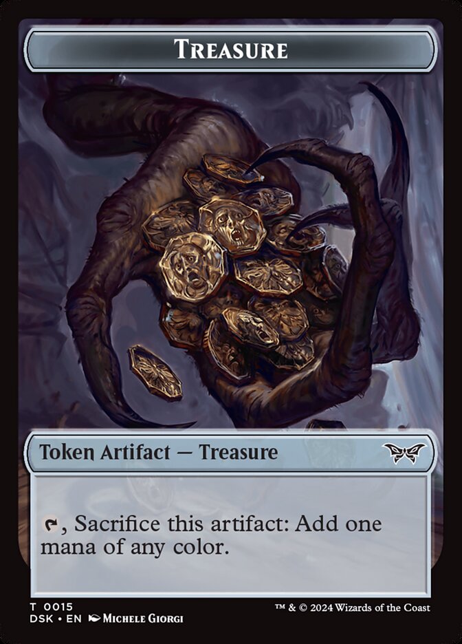 Treasure TDSK-15 Duskmourn: House of Horror Tokens Magic card