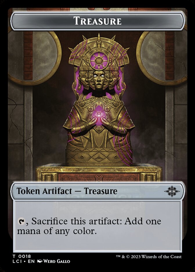 Treasure TLCI-18 The Lost Caverns of Ixalan Tokens Magic card