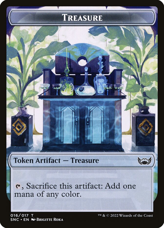Treasure TSNC-16 Streets of New Capenna Tokens Magic card