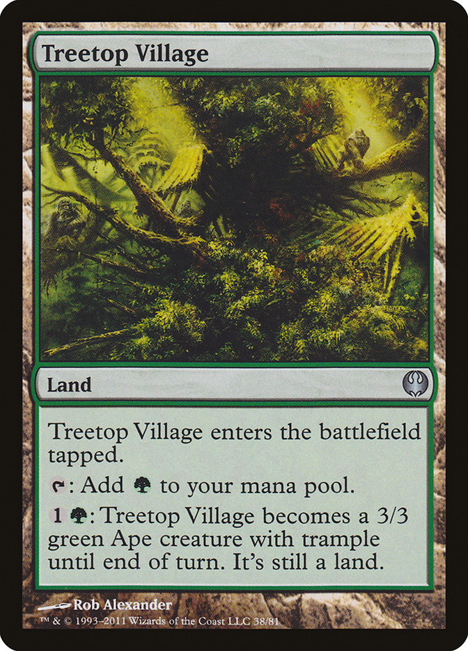Treetop Village DDG-38 Duel Decks: Knights vs. Dragons Magic card