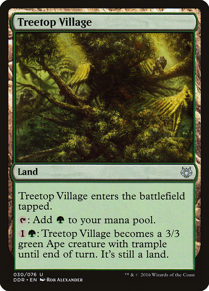 Treetop Village DDR-30 Duel Decks: Nissa vs. Ob Nixilis Magic card