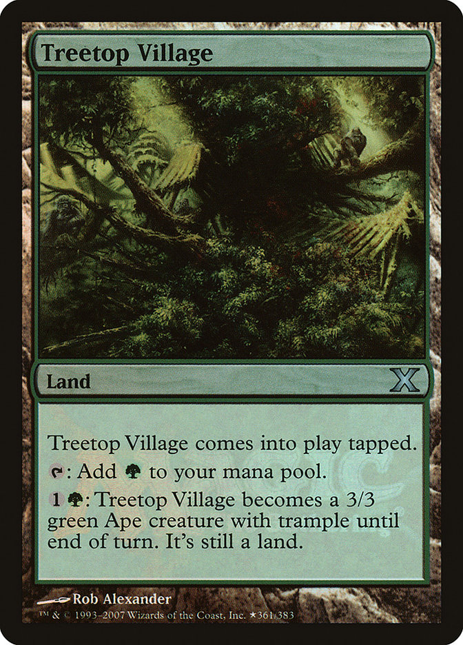 Treetop Village P10E-2 Tenth Edition Promos Magic card