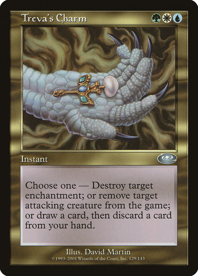 Treva's Charm PLS-129 Planeshift Magic card
