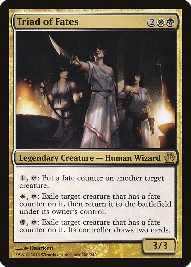Triad of Fates THS-206 Theros Magic card