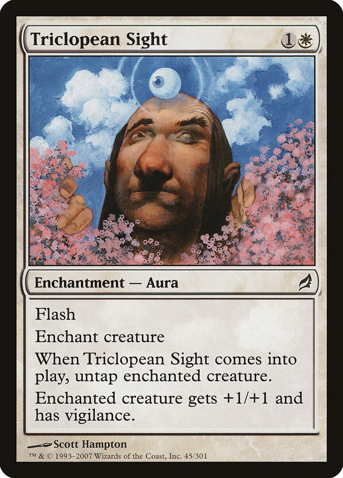 Triclopean Sight LRW-45 Lorwyn Magic card