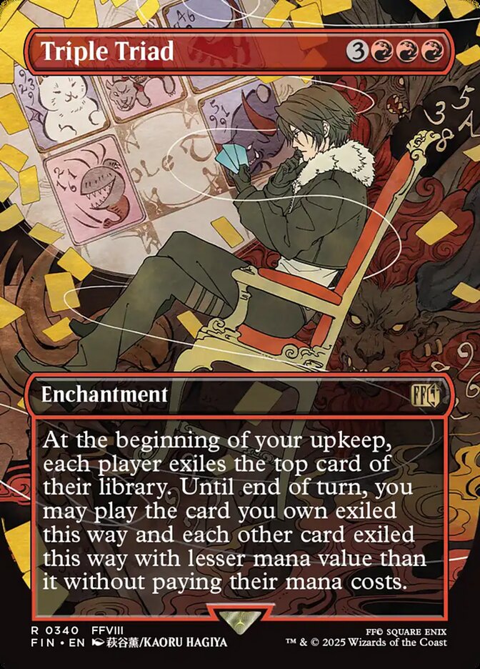 Triple Triad FIN-340 Final Fantasy Magic card