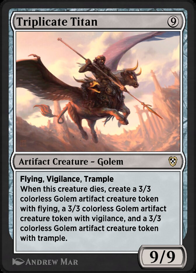 Triplicate Titan AA2-22 Arena Anthology 2 Magic card