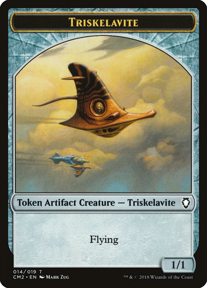 Triskelavite TCM2-14 Commander Anthology Volume II Tokens Magic card