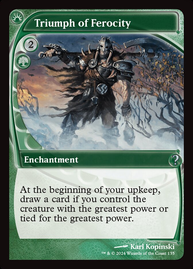 Triumph of Ferocity MB2-135 Mystery Booster 2 Magic card