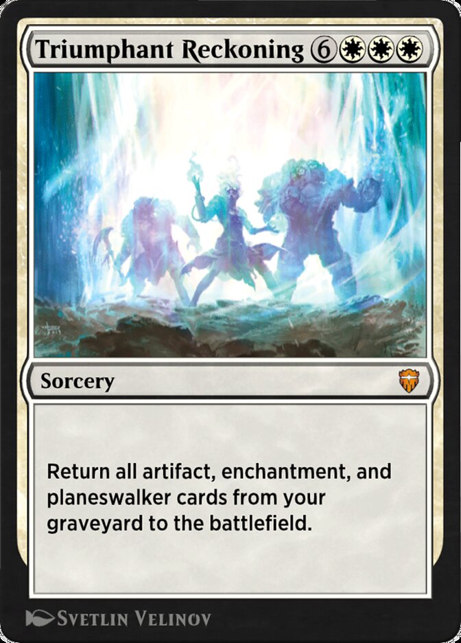 Triumphant Reckoning HA4-4 Historic Anthology 4 Magic card