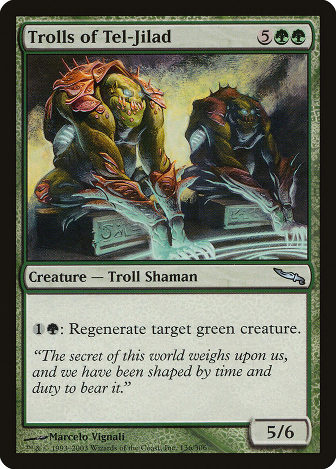 Trolls of Tel-Jilad MRD-136 Mirrodin Magic card