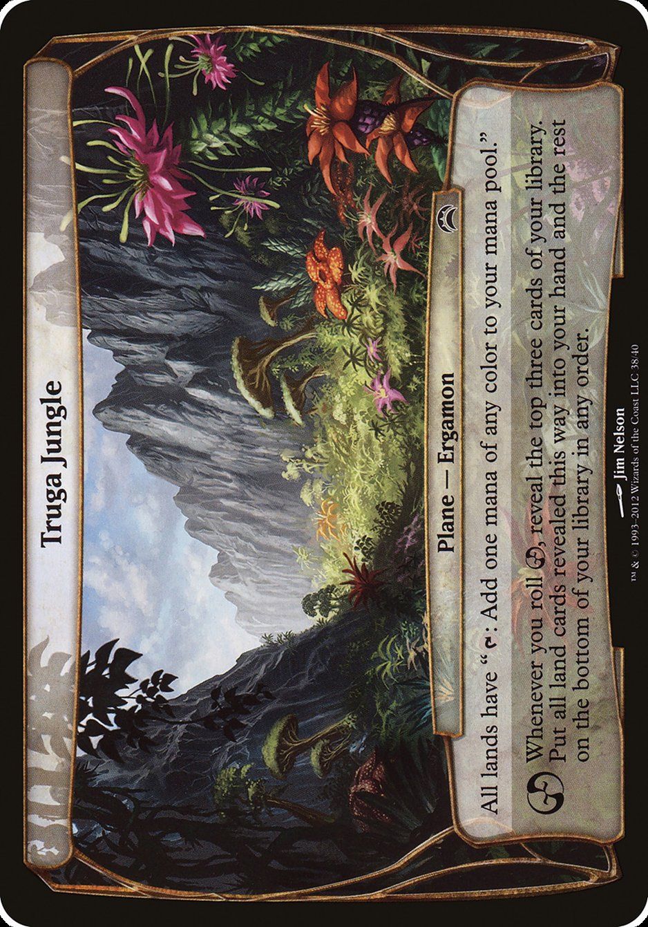 Truga Jungle OPC2-38 Planechase 2012 Planes Magic card