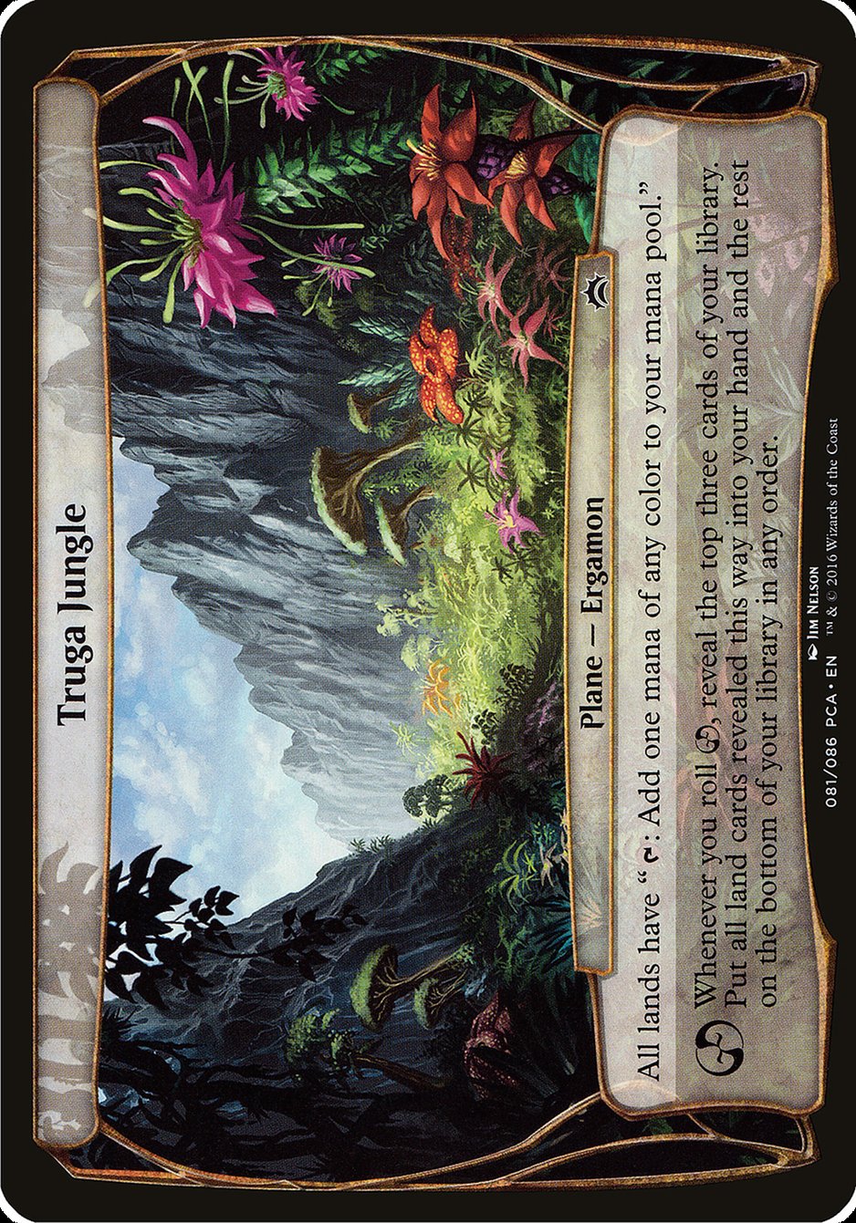 Truga Jungle OPCA-81 Planechase Anthology Planes Magic card