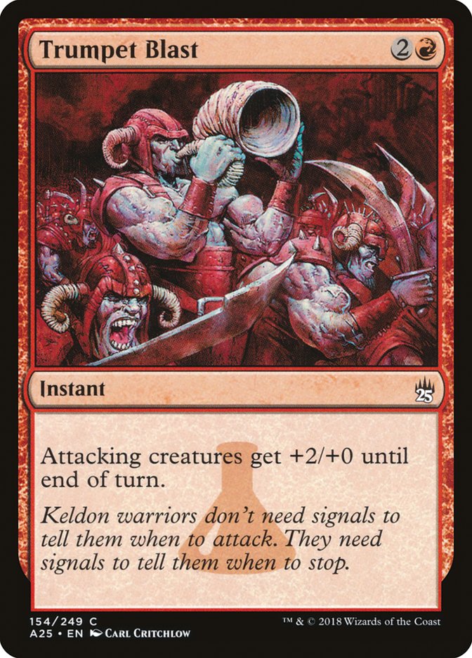 Trumpet Blast A25-154 Masters 25 Magic card