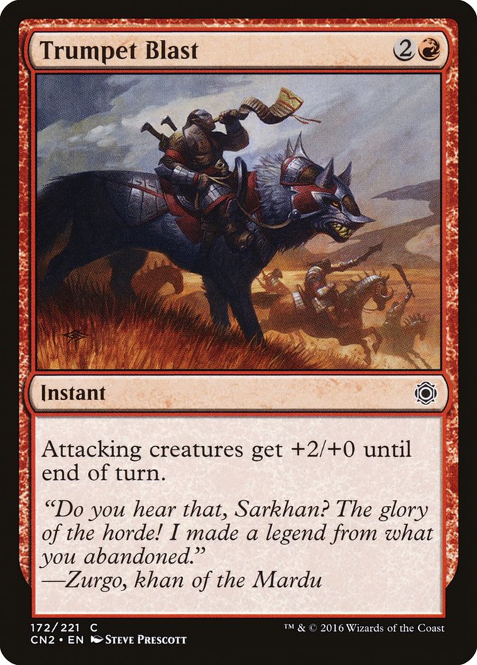 Trumpet Blast CN2-172 Conspiracy: Take the Crown Magic card