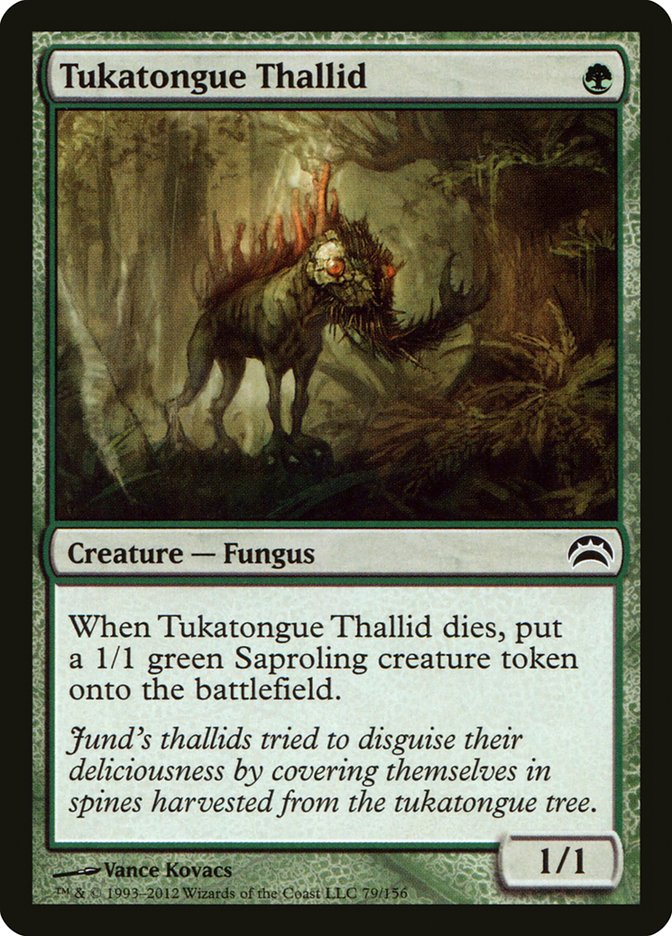 Tukatongue Thallid PC2-79 Planechase 2012 Magic card