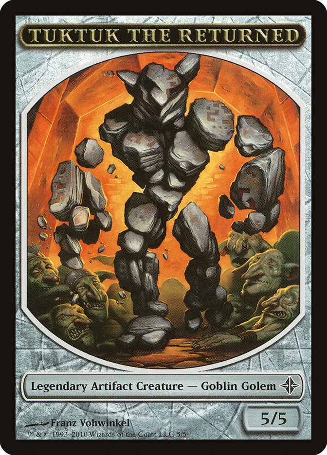 Tuktuk the Returned TROE-5 Rise of the Eldrazi Tokens Magic card