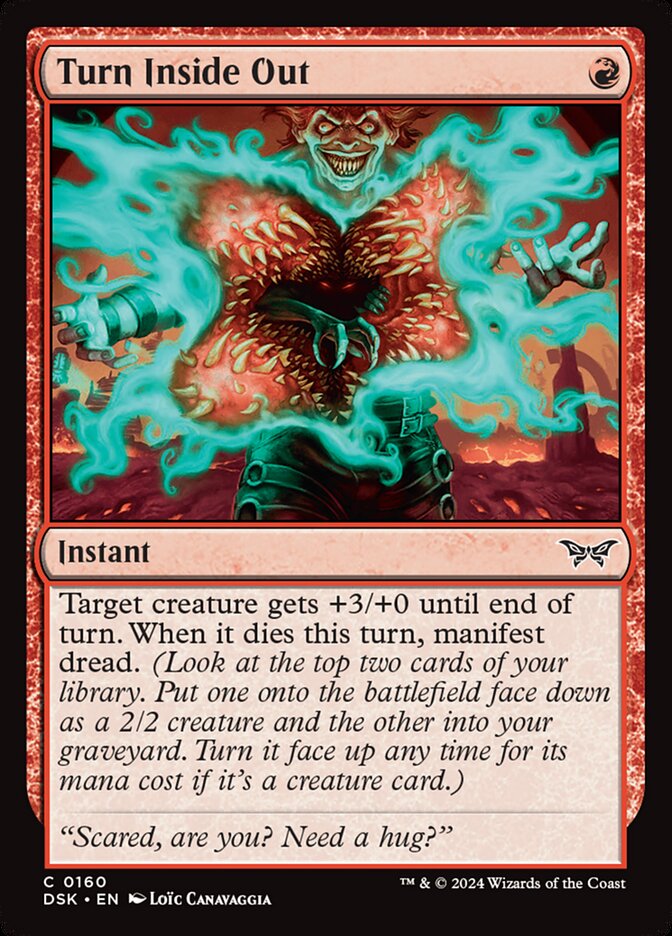 Turn Inside Out DSK-160 Duskmourn: House of Horror Magic card
