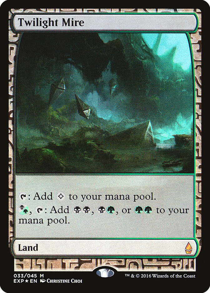 Twilight Mire EXP-33 Zendikar Expeditions Magic card