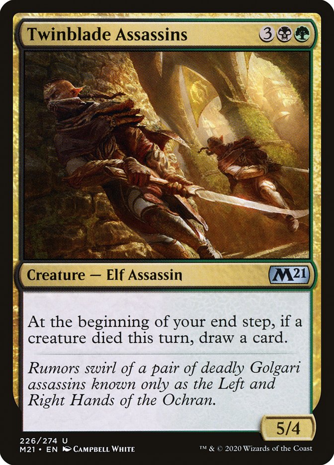 Twinblade Assassins M21-226 Core Set 2021 Magic card