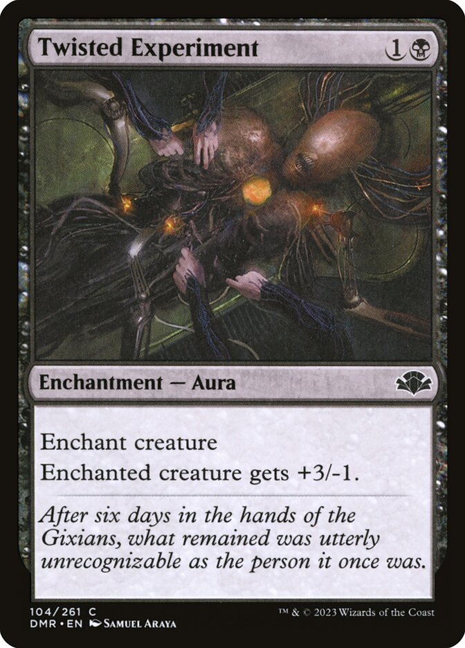 Twisted Experiment DMR-104 Dominaria Remastered Magic card