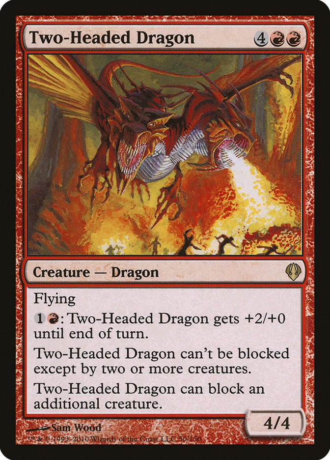Two-Headed Dragon ARC-50 Archenemy Magic card