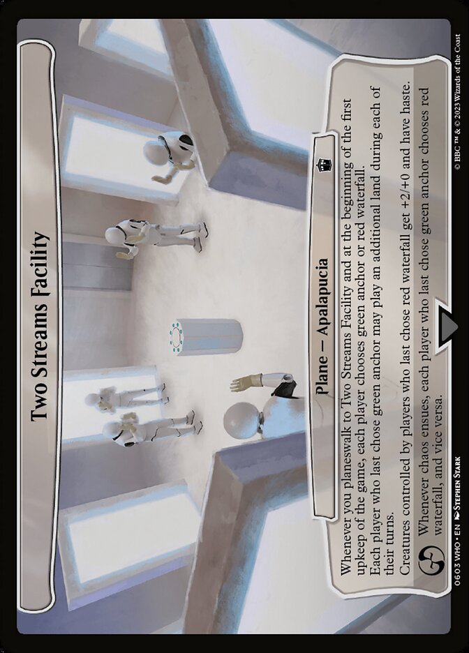 Two Streams Facility WHO-603 Doctor Who Magic card