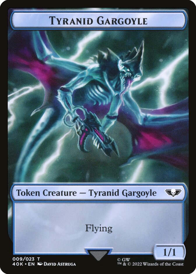 Tyranid Gargoyle T40K-9 Warhammer 40,000 Tokens Magic card
