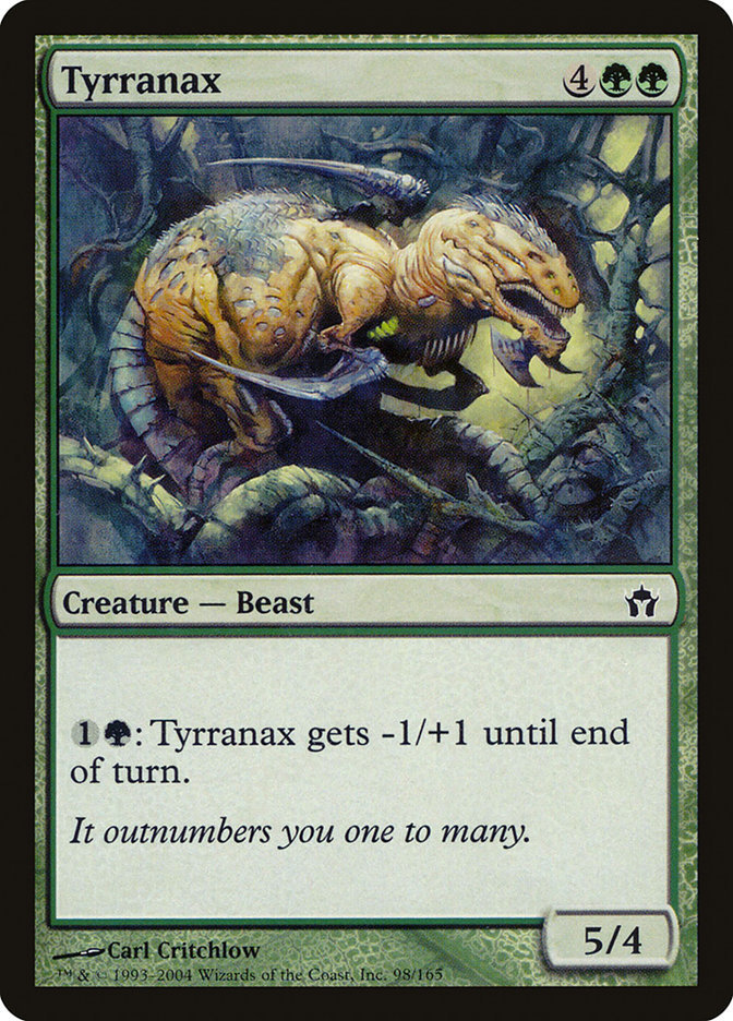 Tyrranax 5DN-98 Fifth Dawn Magic card