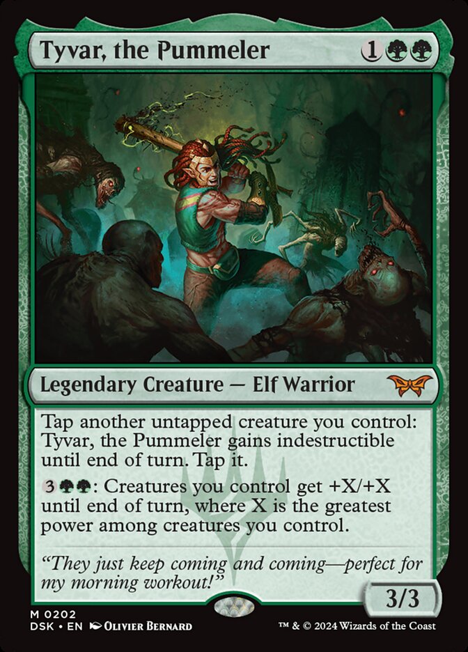 Tyvar, the Pummeler DSK-202 Duskmourn: House of Horror Magic card