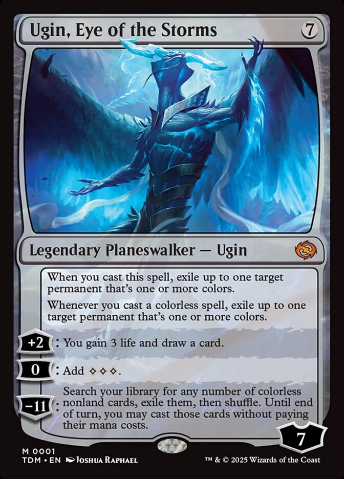 Ugin, Eye of the Storms TDM-1 Tarkir: Dragonstorm Magic card