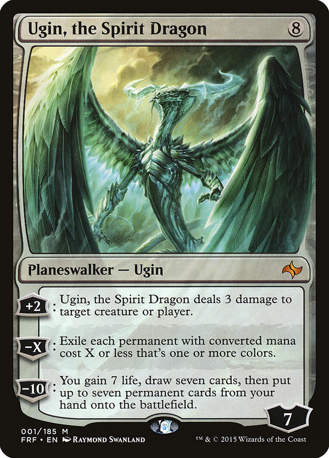 Ugin, the Spirit Dragon FRF-1 Fate Reforged Magic card