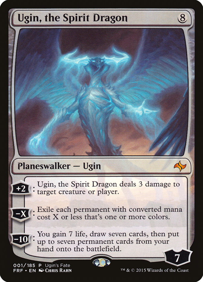 Ugin, the Spirit Dragon UGIN-1 Ugin's Fate Magic card
