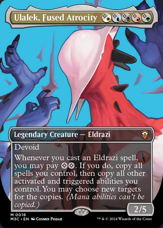 Ulalek, Fused Atrocity M3C-16 Modern Horizons 3 Commander Magic card