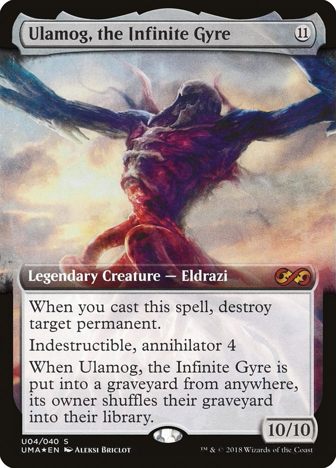 Ulamog, the Infinite Gyre PUMA-U4 Ultimate Box Topper Magic card