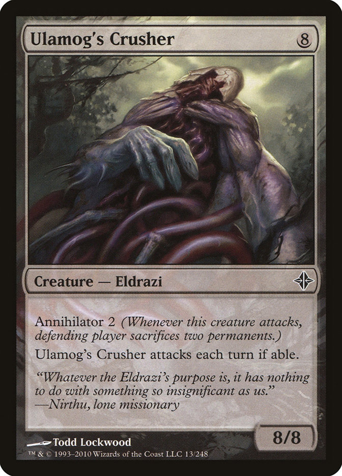Ulamog's Crusher ROE-13 Rise of the Eldrazi Magic card